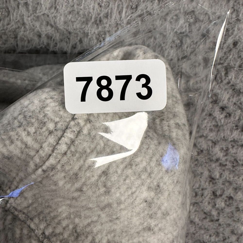 Lou & Grey Cozy‎ Textured Sweatshirt Womens 2XL Heather Gray Drawstring NWT - Picture 8 of 8